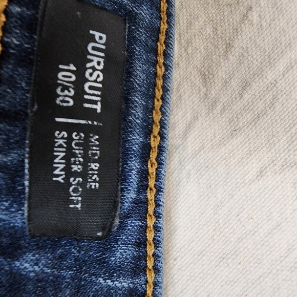 Buffalo David Bitton Mid Rise Supper Soft Dark Wash Skinny Jeans Size 10 - Picture 4 of 8